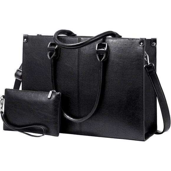 LOVEVOOK Handbags - LOVEVOOK Laptop Bag for Women 15.6 inch Laptop Tote Bag Vintage Work Bags